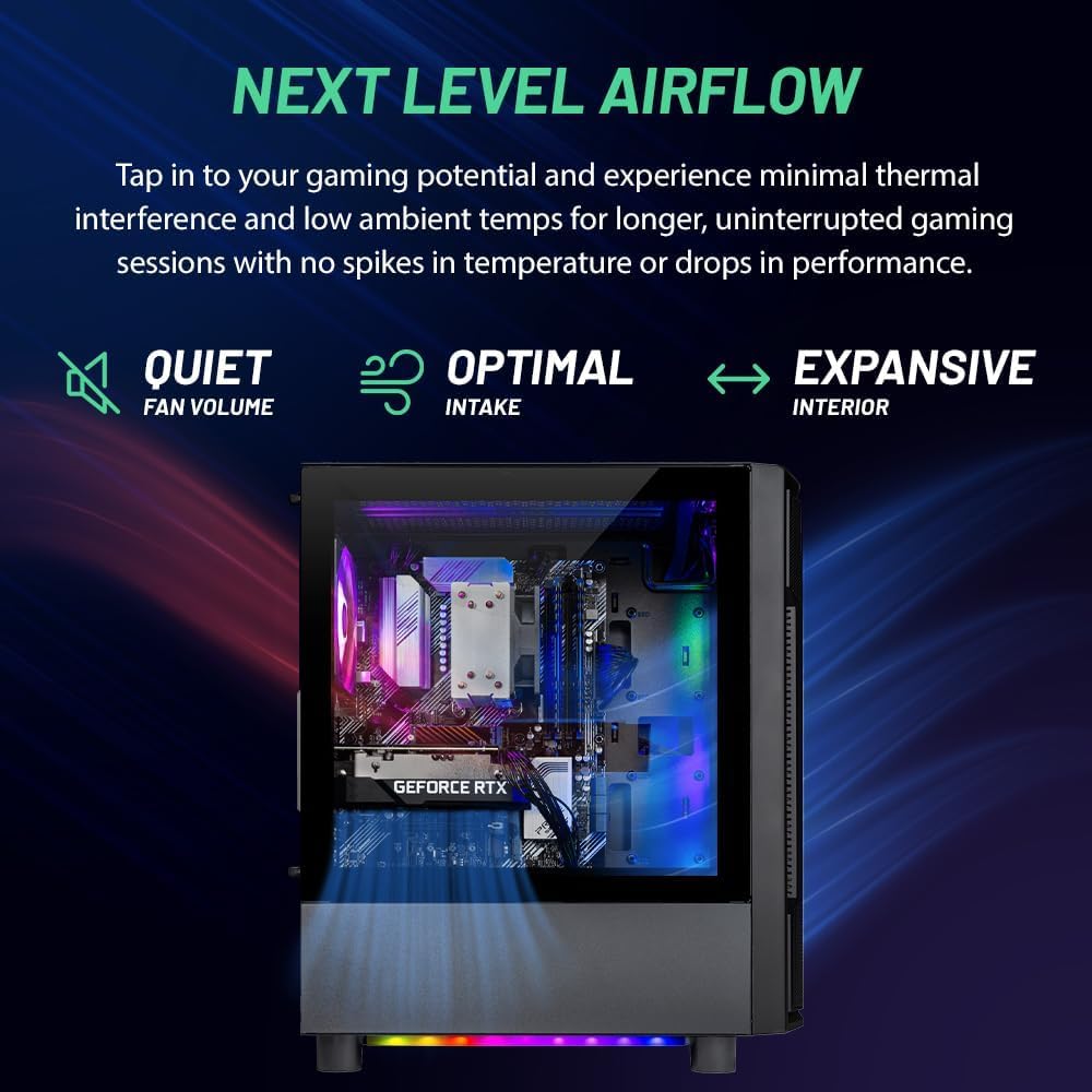 Skytech Gaming Prism 4 Desktop PC, Ryzen 9 9950X3D 4.3 GHz (5.7GHz), NVIDIA RTX 5080 16GB, X870 Board, 4TB Gen4 NVMe SSD, 64GB DDR5 RAM 6000 RGB, 1000W Gold ATX 3 PSU, 360mm ARGB AIO, Wi-Fi, Win 11