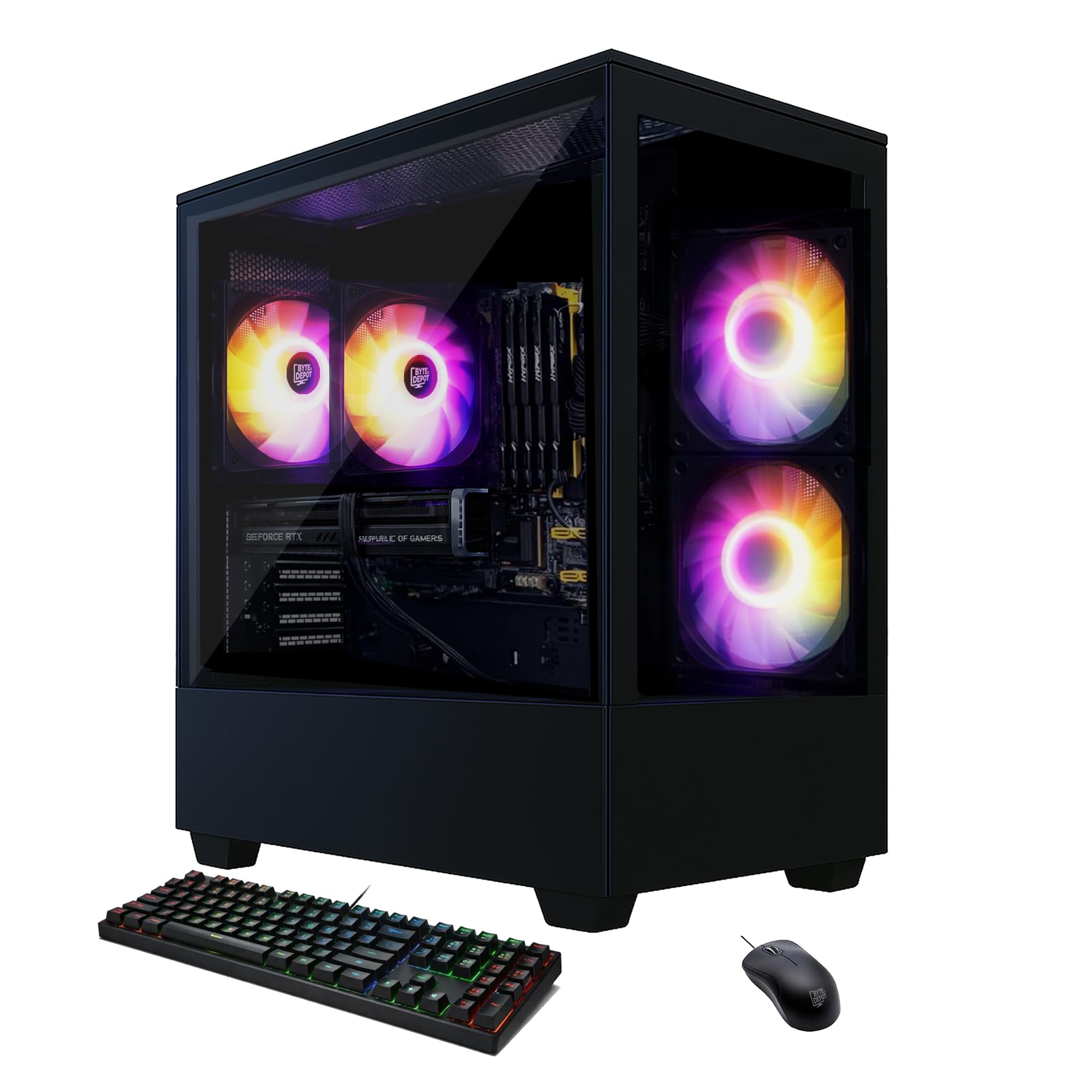 Gamer Master Gaming Desktop PC - Intel Core i7, 32GB RAM, 1TB Ultra-Fast SSD, GeForce RTX 3050 6GB GDDR6, WiFi 6 Ready & Windows 11 Pro