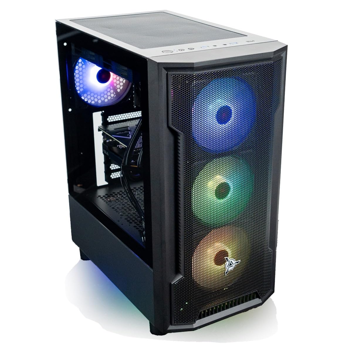 Skytech Gaming Prism 4 Desktop PC, Ryzen 9 9950X3D 4.3 GHz (5.7GHz), NVIDIA RTX 5080 16GB, X870 Board, 4TB Gen4 NVMe SSD, 64GB DDR5 RAM 6000 RGB, 1000W Gold ATX 3 PSU, 360mm ARGB AIO, Wi-Fi, Win 11