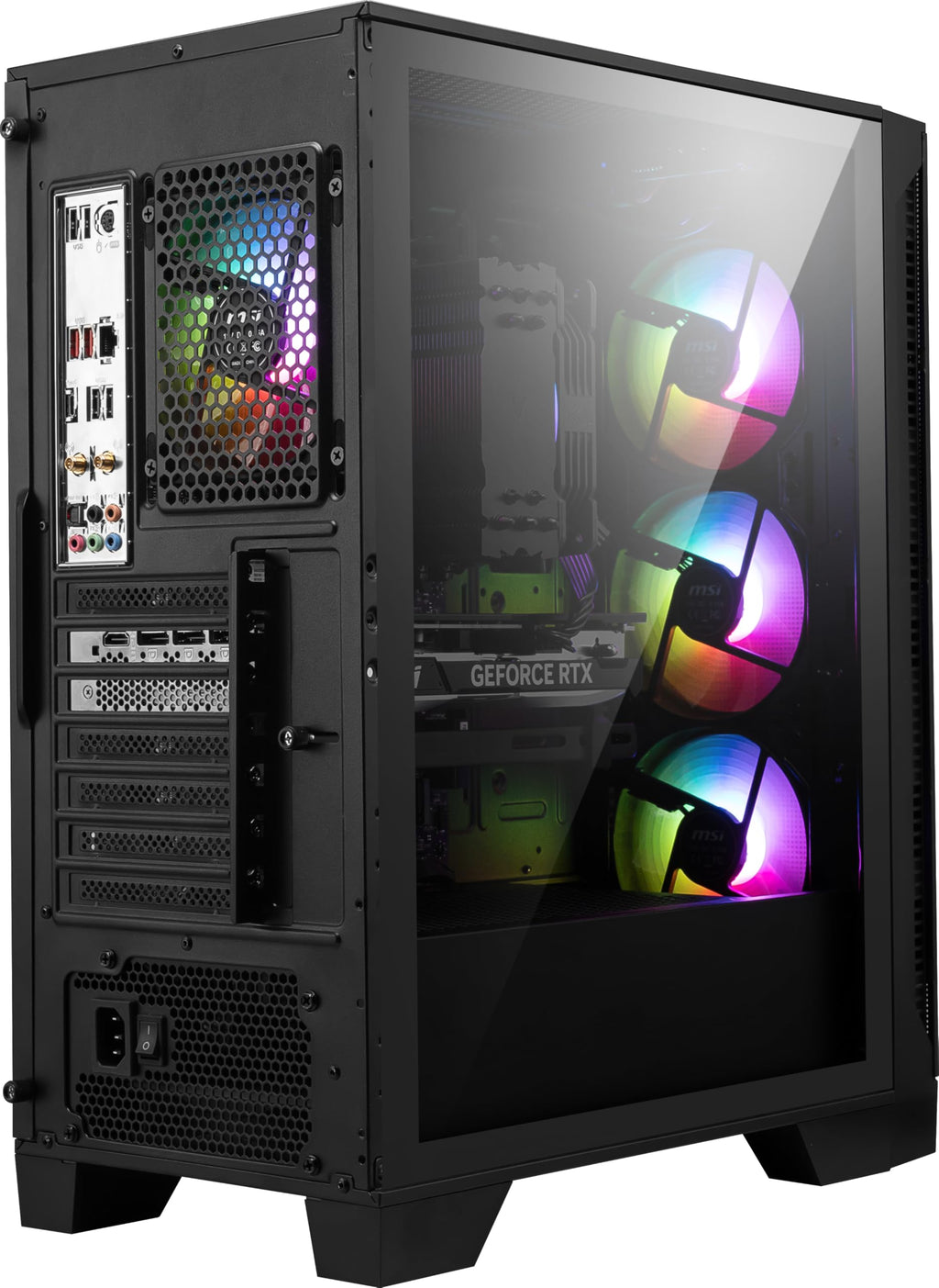 msi Codex Z2 Gaming Desktop: AMD R7-8700F, GeForce RTX 5070, 32GB DDR5, 2TB m.2 NVMe SSD, USB Type-C, VR-Ready, Windows 11 Home : A8NVP-436US