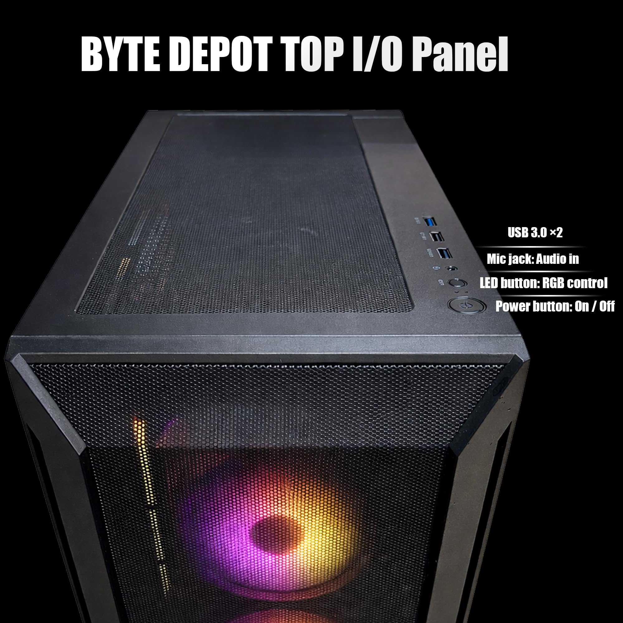 Gamer Master Gaming Desktop PC - Intel Core i7, 32GB RAM, 1TB Ultra-Fast SSD, GeForce RTX 3050 6GB GDDR6, WiFi 6 Ready & Windows 11 Pro