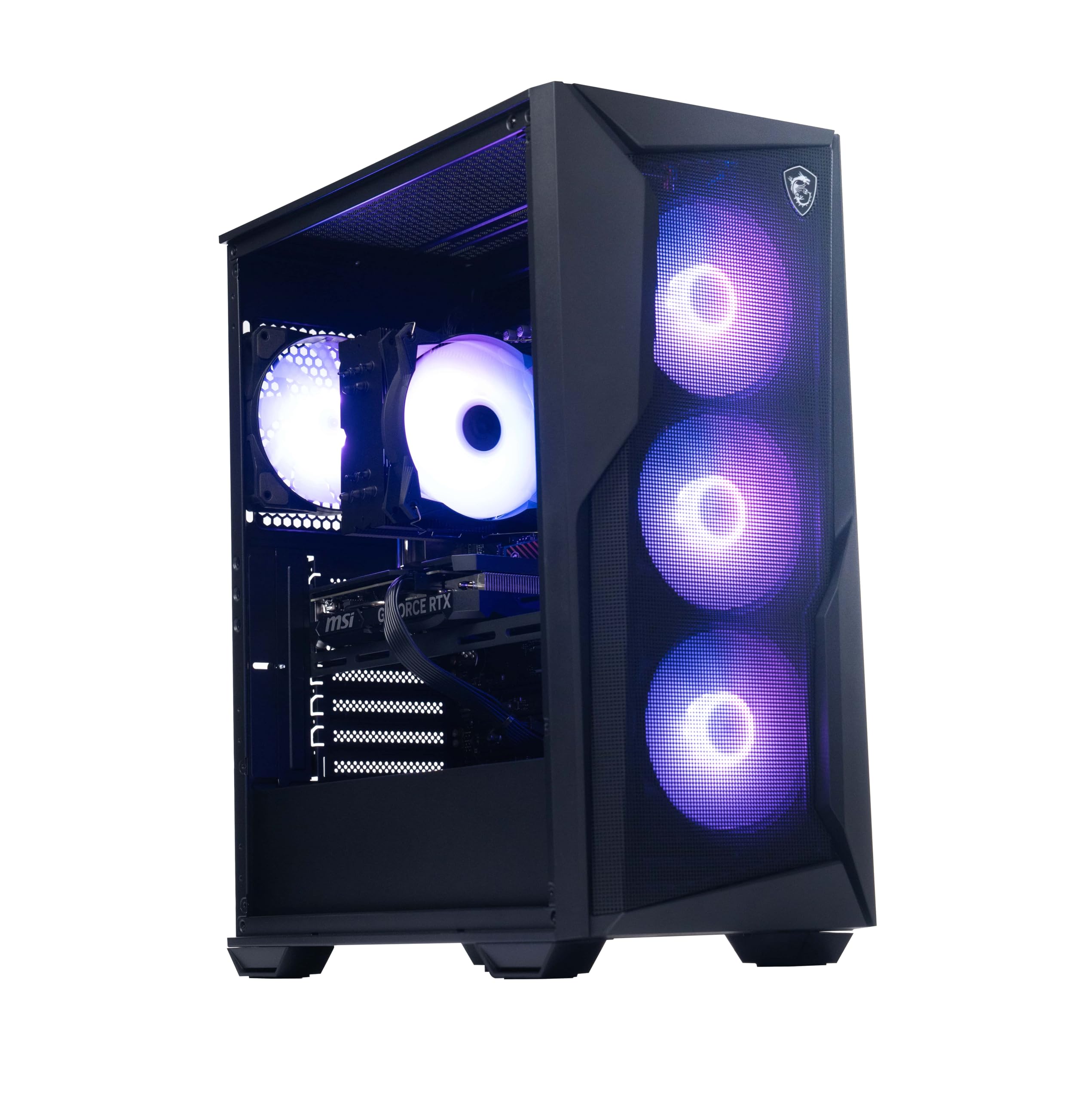 msi Codex Z2 Gaming Desktop: AMD R7-8700F, GeForce RTX 5070, 32GB DDR5, 2TB m.2 NVMe SSD, USB Type-C, VR-Ready, Windows 11 Home : A8NVP-436US